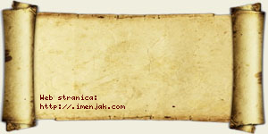 Žaklina Blagojević vizit kartica